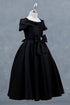 Elegant Off-Shoulder Satin Special Occasion Dress 4-14