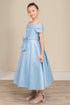 Elegant Off-Shoulder Satin Special Occasion Dress 4-18