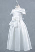 Elegant Off-Shoulder Satin Special Occasion Dress 4-14