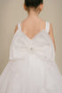Elegant Floral Embellished Ruffle Back Dress 4-14