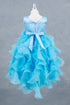 Girls Elegant Sequin & Ruffle Gown 2-14