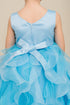 Girls Elegant Sequin & Ruffle Gown 2-14
