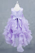 Girls Elegant Sequin & Ruffle Gown 2-14