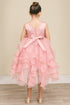 Girls Elegant Sequin & Ruffle Gown 2-14