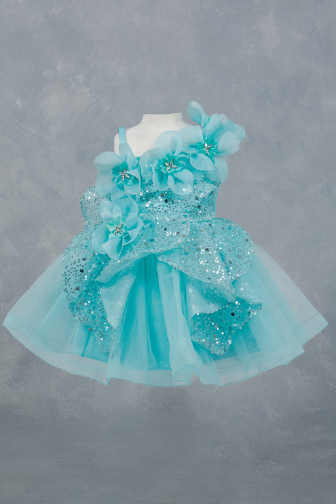 Little Fashionistas Baby Girl Gown 3-24 Months