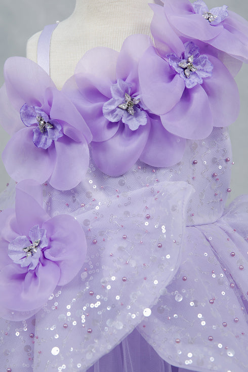 Little Fashionistas Baby Girl Gown 3-24 Months