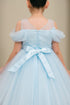 Girls Floral Sequin Tulle Special Occasion Dress 2-14