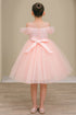 Girls Floral Sequin Tulle Special Occasion Dress 2-14