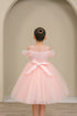 Girls Floral Sequin Tulle Special Occasion Dress 2-14