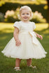 Baby Girls Lace Tulle Party Dress with Bow 6-24Months