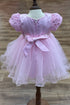 Baby Girls Lace Tulle Party Dress with Bow 6-24Months