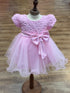 Baby Girls Lace Tulle Party Dress with Bow 6-24Months