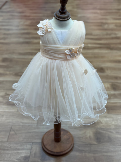 Baby Girls Butterfly Tulle Party Dress 6-24Months