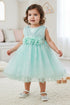 Baby Girls Sparkly Tulle Floral Special Occasion Dress 6-24Months