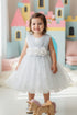 Baby Girls Sparkly Tulle Floral Special Occasion Dress 6-24Months