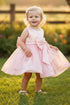 Satin Baby Girl Dress with Bow – Elegant Toddler Party & Special Occasion Dress 6-24Months
