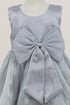 Satin Baby Girl Dress with Bow – Elegant Toddler Party & Special Occasion Dress 6-24Months