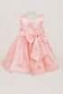 Satin Baby Girl Dress with Bow – Elegant Toddler Party & Special Occasion Dress 6-24Months