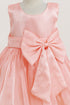 Satin Baby Girl Dress with Bow – Elegant Toddler Party & Special Occasion Dress 6-24Months