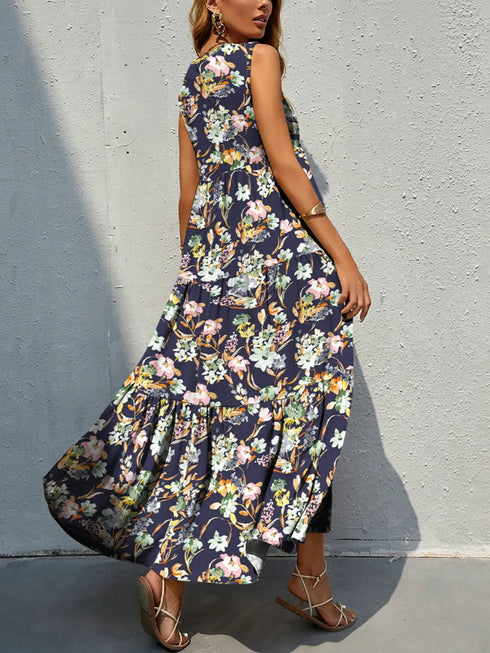 floral-tiered-maxi-tank-dress OhSoStyled at Sophia's Style-17