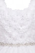 Baby Girl 3D Rose Pearl Ruffled Organza Dress 3-24Months