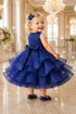 Baby Girl Butterfly Ruffled Organza Dress with Hair Clip 6-24Months
