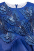 Baby Girl Butterfly Ruffled Organza Dress with Hair Clip 6-24Months