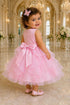 Baby Girl Butterfly Ruffled Organza Dress with Hair Clip 6-24Months