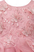 Baby Girl Butterfly Ruffled Organza Dress with Hair Clip 6-24Months