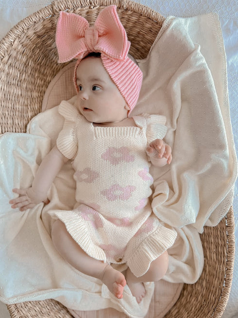 luna-luca-floral-frills-romper Luna and Luca Newborn Baby Clothes