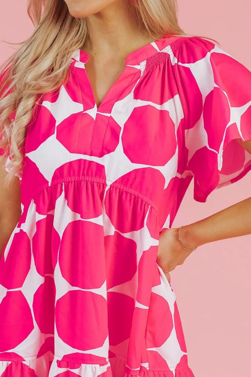 contrast-notched-flutter-sleeve-dress OhSoStyled - Sophia's Style in -5