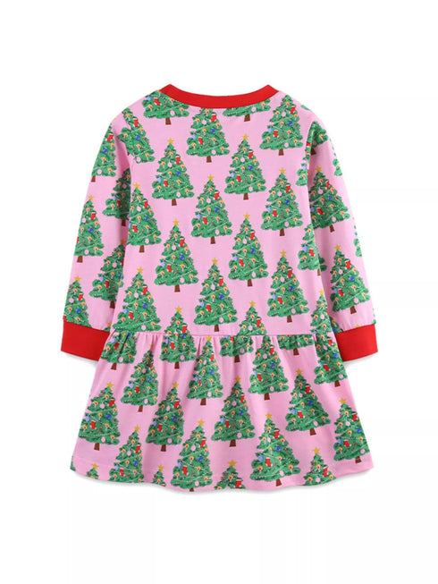 childrens-christmas-tree-print-long-sleeve-dress-ohso-kids-sophias-style-2