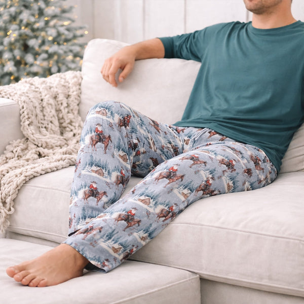 adult-bamboo-pajama-pants-cowboy-christmas-western-tesa-babe-sophias-styleUnisex Loungewear-1