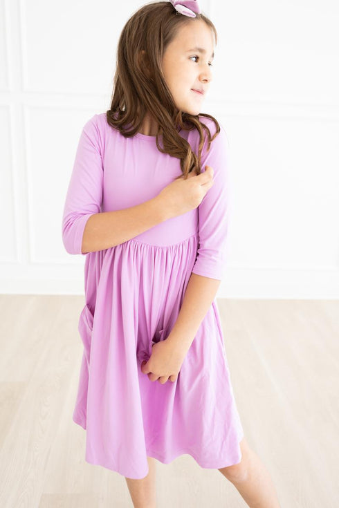 bright-lilac-pocket-twirl-dress Mila & Rose - Sophia's Style--3T--4