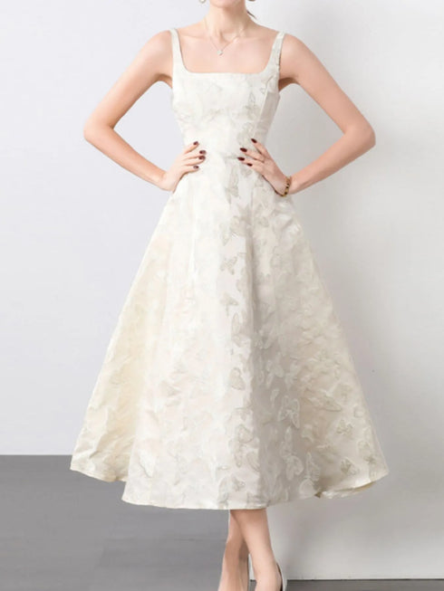 butterfly-pattern-a-line-sleeveless-midi-dress-OhSoStyled-Sophia's-Style-3