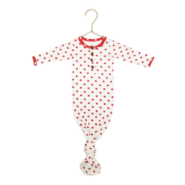 knotted-baby-gown-love-bug Presley Couture at Sophia's Style-Baby Gowns-1