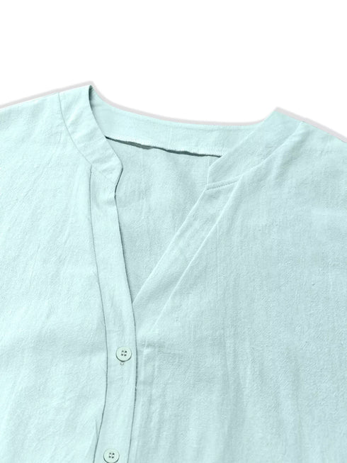 plus-size-casual-button-down-short-sleeve-dress-OhSoStyled-Sophia's-Style-4