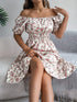 ruffled-hem-floral-puff-sleeve-dress OhSoStyled at Sophia's Style-17