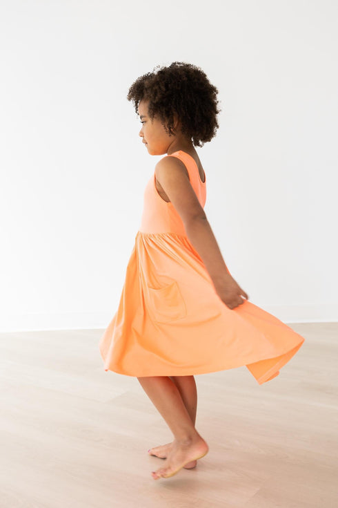 neon-coral-tank-pocket-twirl-dress Mila & Rose - Sophia's Style--2T--3