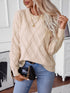 geometric-round-neck-long-sleeve-sweater-Sophia's Style-4