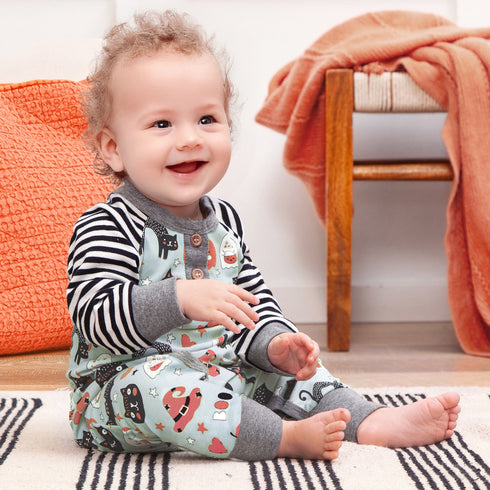 halloween-pumpkin-pals-henley-bamboo-romper Sophia's Style-2