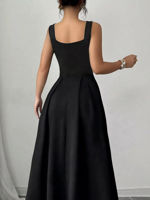 sleeveless-a-line-maxi-dress-with-square-neckline-OhSoStyled-Sophia's-Style-2