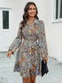 printed-collared-neck-long-sleeve-dress OhSoStyled - Sophia's Style in Light Gray-1