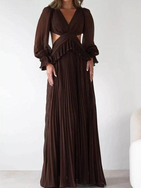 backless-pleated-long-sleeve-maxi-dress-OhSoStyled-Sophia's-Style-16