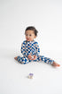 Dream Big Little Co x CoComelon JJ STARRY NIGHT CHECKERS DREAM ROMPER
