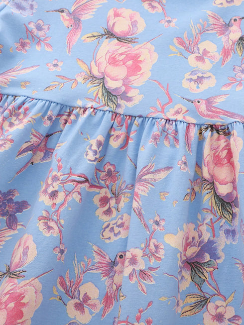 childrens-floral-print-short-sleeve-casual-dress-ohso-kids-sophias-style-4