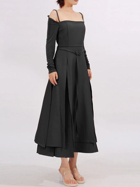 slit-spaghetti-strap-long-sleeve-dress-OhSoStyled-Sophia's-Style-11