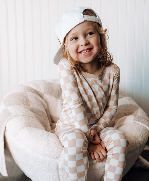 sandy-checkers-dream-set Dream-Big-Little-Co-pajama-baby-blanket