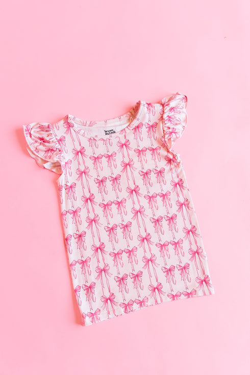 bow-cute-dream-cap-sleeve-top Dream-Big-Little-Co-pajama-baby-blanket