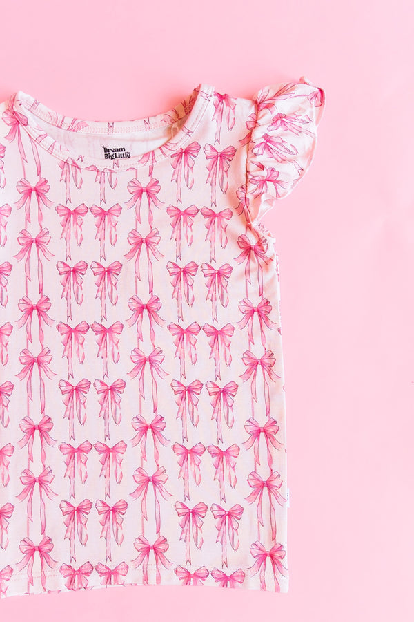 bow-cute-dream-cap-sleeve-top Dream-Big-Little-Co-pajama-baby-blanket